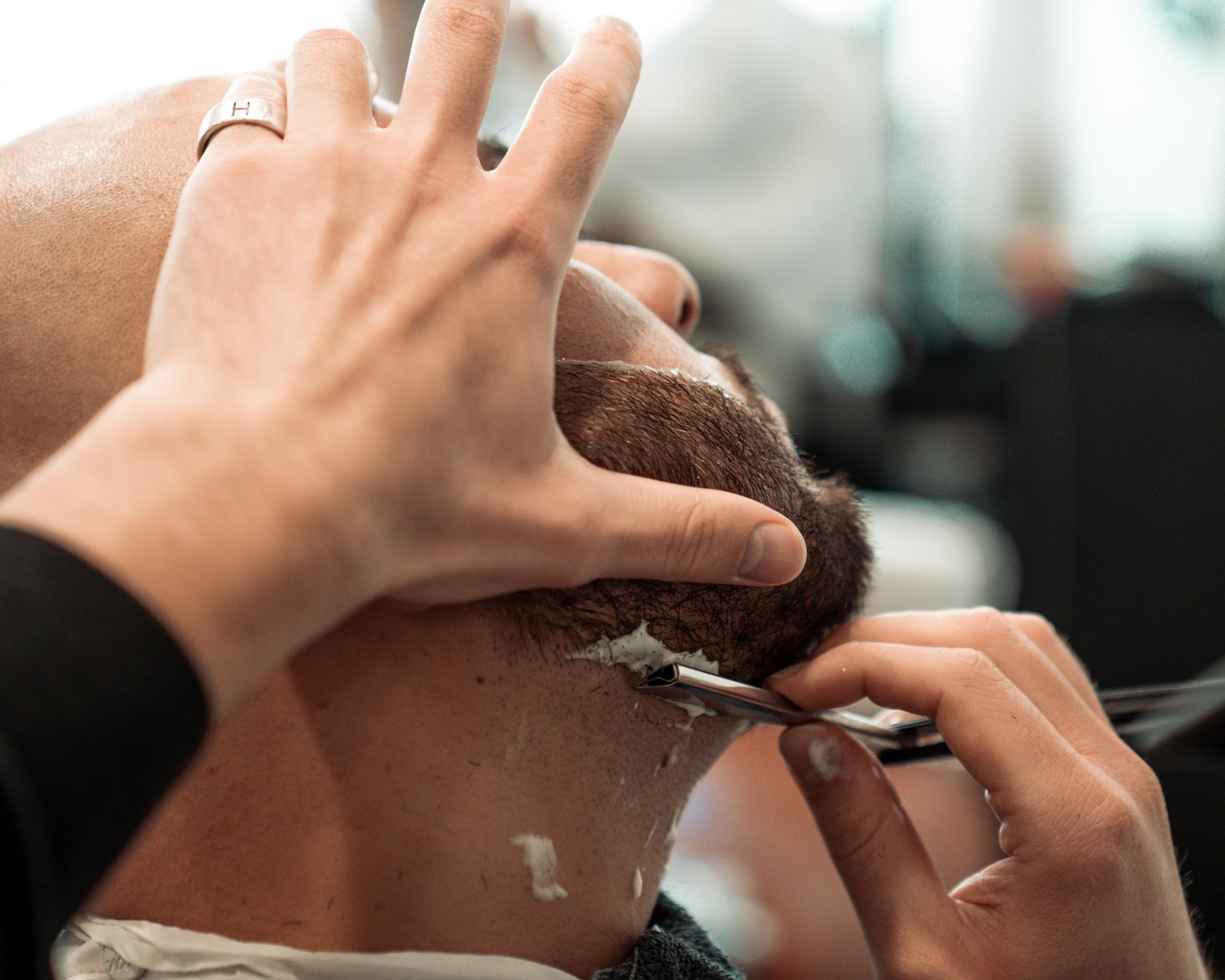 A beard trim by Dave
